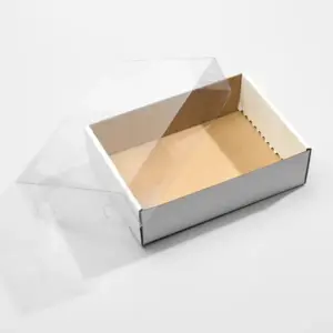 clear lid box